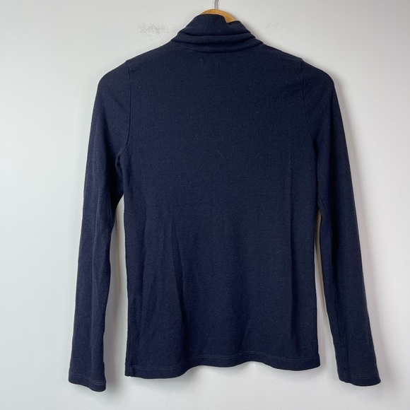 Madewell Women’s Night sparkle Turtle Neck Long Sleeve Top size M - Picture 4 of 9